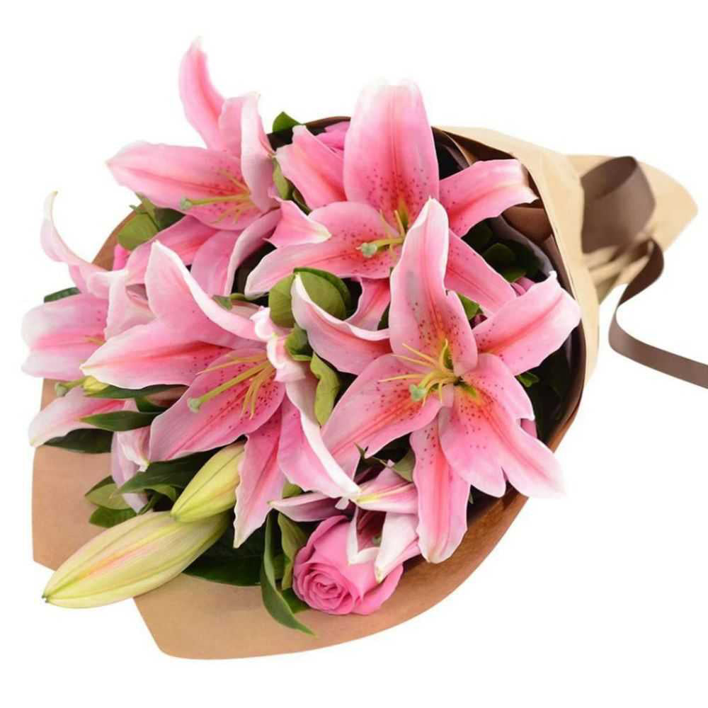 Pink Tiger Lily Bunch