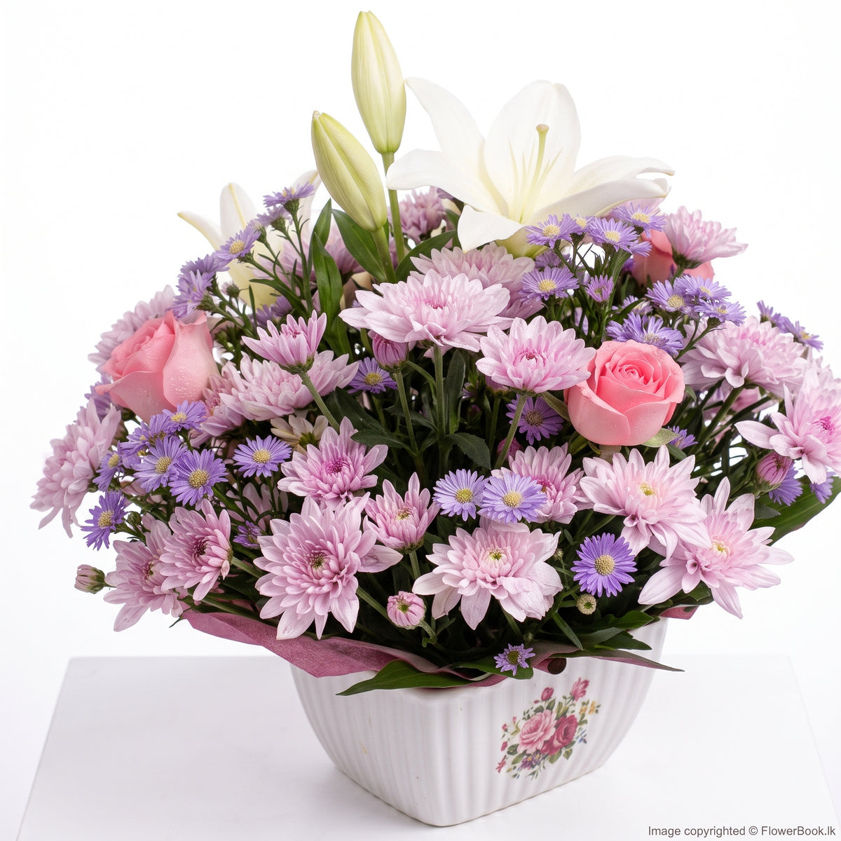 Lavender Garden Vase Arrangement