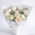 Pure White Rose Bouquet