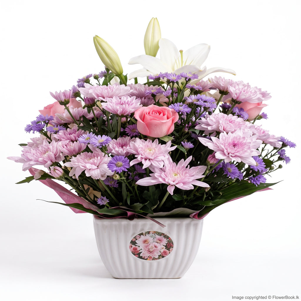 Lavender Garden Vase Arrangement