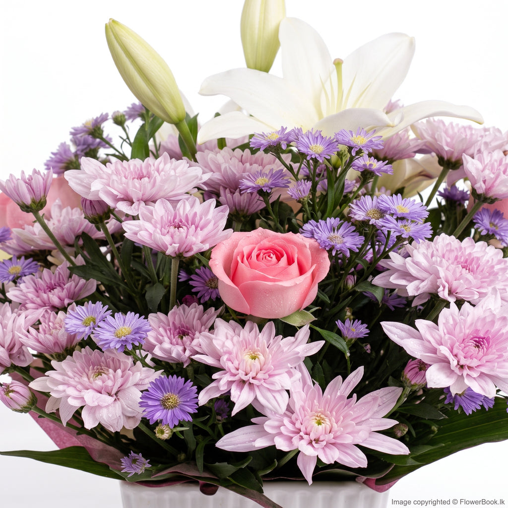 Lavender Garden Vase Arrangement