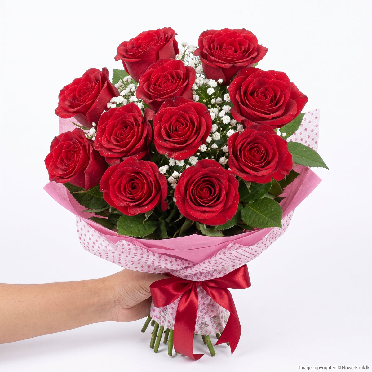 Red Roses Sheaf 10 Nos