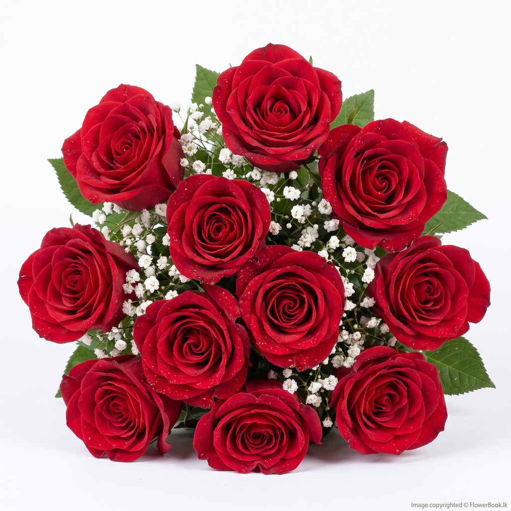 Red Roses Sheaf 10 Nos