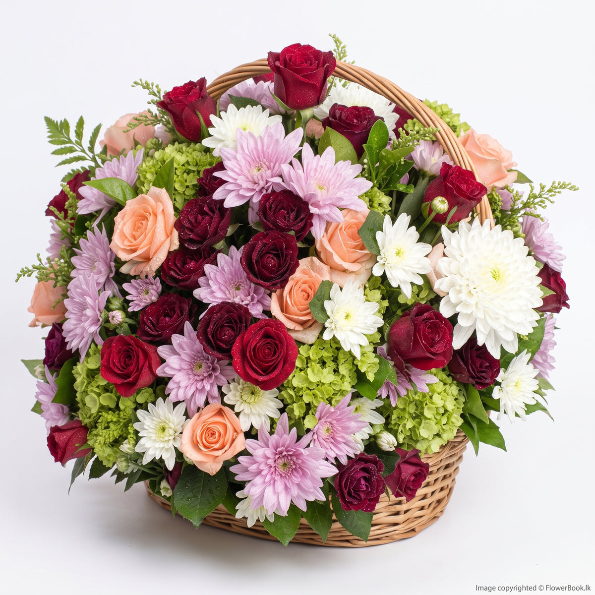 Basket Of Mix Flowers