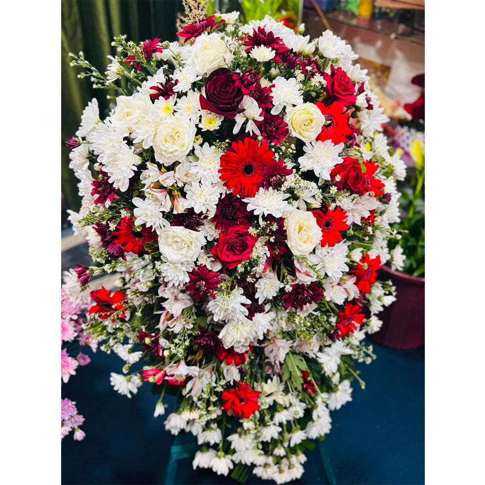 Sympathy Funeral Standing Wreath